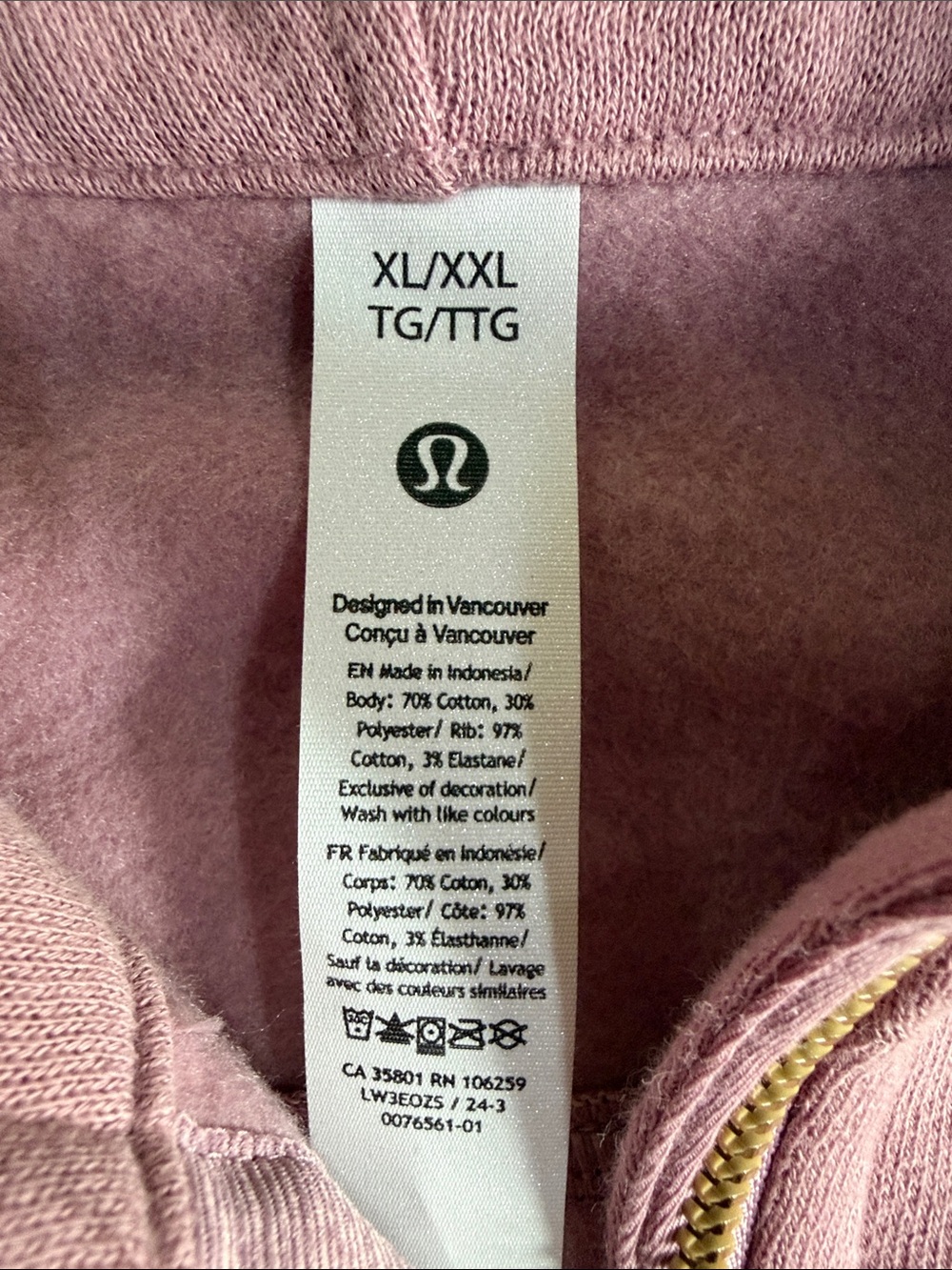 lululemon athletica Scuba Oversized Full-Zip Hooded Jacket - Picture 2 of 3